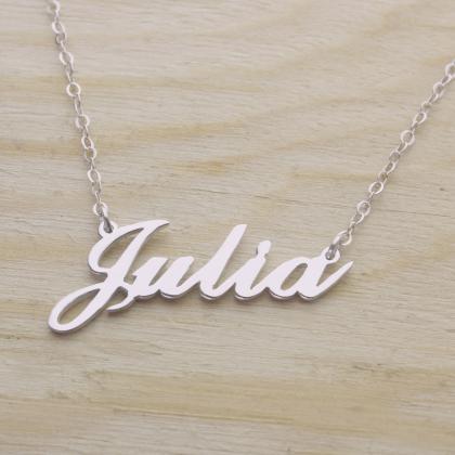 Carrie Name Necklace, Personalized Necklace For..